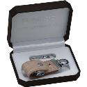 Prestigio 4GB USB Drive Beige Leather