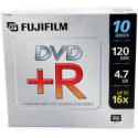 Fuji DVD+R with Jewel Cases 4.7GB - 16x Speed - 10 Discs