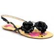 Poetic License Mint Tulip Black Sandal