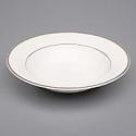 Fine china platinum band soup bowl