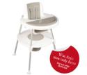 silvercross doodle highchair-stone