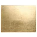 John Lewis Lacquer Rectangular Placemat, Gold