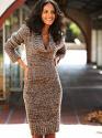 Marled Cowelneck Sweaterdress