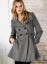 VS Tab Coat in Heather Grey