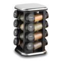 Metro Wood 16 Jar Revolving Spice Rack