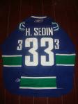 Henrik Sedin RBK Premier Vancouver Canucks Jersey