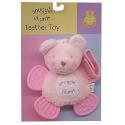 Snuggle Chums Teething Toy - Pink Teddy