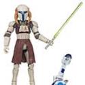 Star Wars Clone Wars Action Figure Set - Saesee Tiin