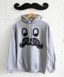 Mustache Hoodie!!!!!!!