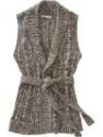 Cable-Knit Wrap Vest