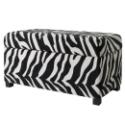 Zebra Ottoman