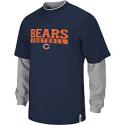 Reebok Chicago Bears Splitter Long Sleeve Waffle L