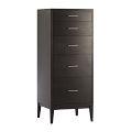 Narrow leg 5 drawer dresser 