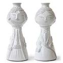 King of hearts candleholder/bud vase