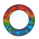 Rainbow Mosaic Mirror