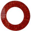 Red Mosaic Mirror