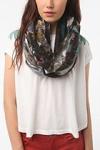 Silence & Noise Abstract Paint Eternity Scarf 