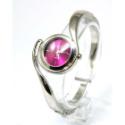 KIT Ladies Purple Metal Swirl Bangle 