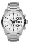 diesel stainless steel watch