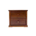 Boori 2 Drawer Bedside Table English Oak