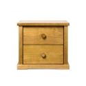 Boori 2 Drawer Bedside Table Heritage Teak