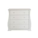 Boori Sleigh 4 Drawer Chest Soft White