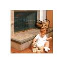 Prince Lionheart Fireplace Guard Chocolate