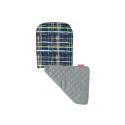 Maclaren Reversible Seat Liner Watercolour Tartan/Navy/Penguin