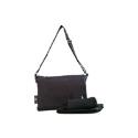 Wallaboo Messenger Changing Bag Black