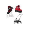 OBaby Zynergi 3 in 1 Pushchair- Black/Red