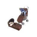 Maclaren Techno XLR Pushchair Including Soft Carrycot - Coffee Brown / Soft Blue