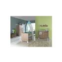 Europe Baby Vigo Rift Oak Roomset - Cotbed, Chest Wardrobe