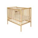 Kiddicare.com Space-Saver Cot - Antique - Including Pack 55