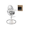 Bloom Fresco Highchair - White Frame - Includes Pack 58