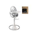 Bloom Fresco Loft Highchair - White Frame - Includes Pack 58