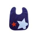 Baby Boum Triple Lined Waterproof Bib Large Superstar Indigo Blue