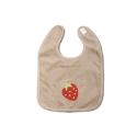 Baby Boum Triple Lined Waterproof Bib Large Fruti Design Sesame Beige