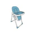 (CAD) Baby Weavers Wean Me Highchair - Lagoon