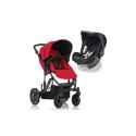 Britax B-Smart 4 Travel System - Chili Pepper - Including Pack 8 Britax B-Smart 4 Travel System - Chili Pepper - Including Pack 8