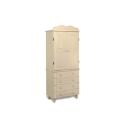 Baby Weavers Arabella 4 Drawer Wardrobe Antique Cream