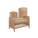 Baby Weavers Cecilia Light Oak Cotbed Wardrobe & Chest