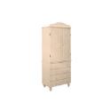 Baby Weavers Arabella 4 Drawer Wardrobe Natural Beech