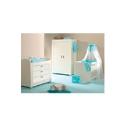 Europe Baby Vigo White Roomset - Cotbed,Chest & Wardrobe