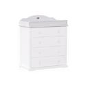 Boori Rosedale Pelmet & Change Tray Soft White