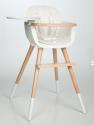 Ovo by Micuno High Chair-White