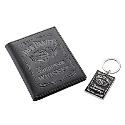 Jack Daniels Wallet and Keyring Gift Set