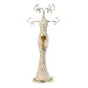 Cream Satin Jewellery Hanger