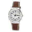 Swatch Casse Cou Men's Brown Leather Strap Watch Swatch Casse Cou Men's Brown Leather Strap Watch