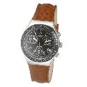 Swatch Dark Pheonix Men's Brown Strap Watch