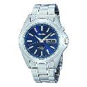 Seiko Men's Stainless Steel Blue Dial Bracelet Watch